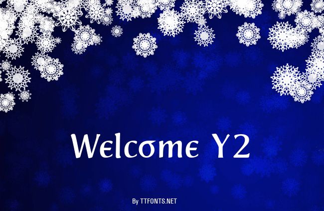 Welcome Y2 example